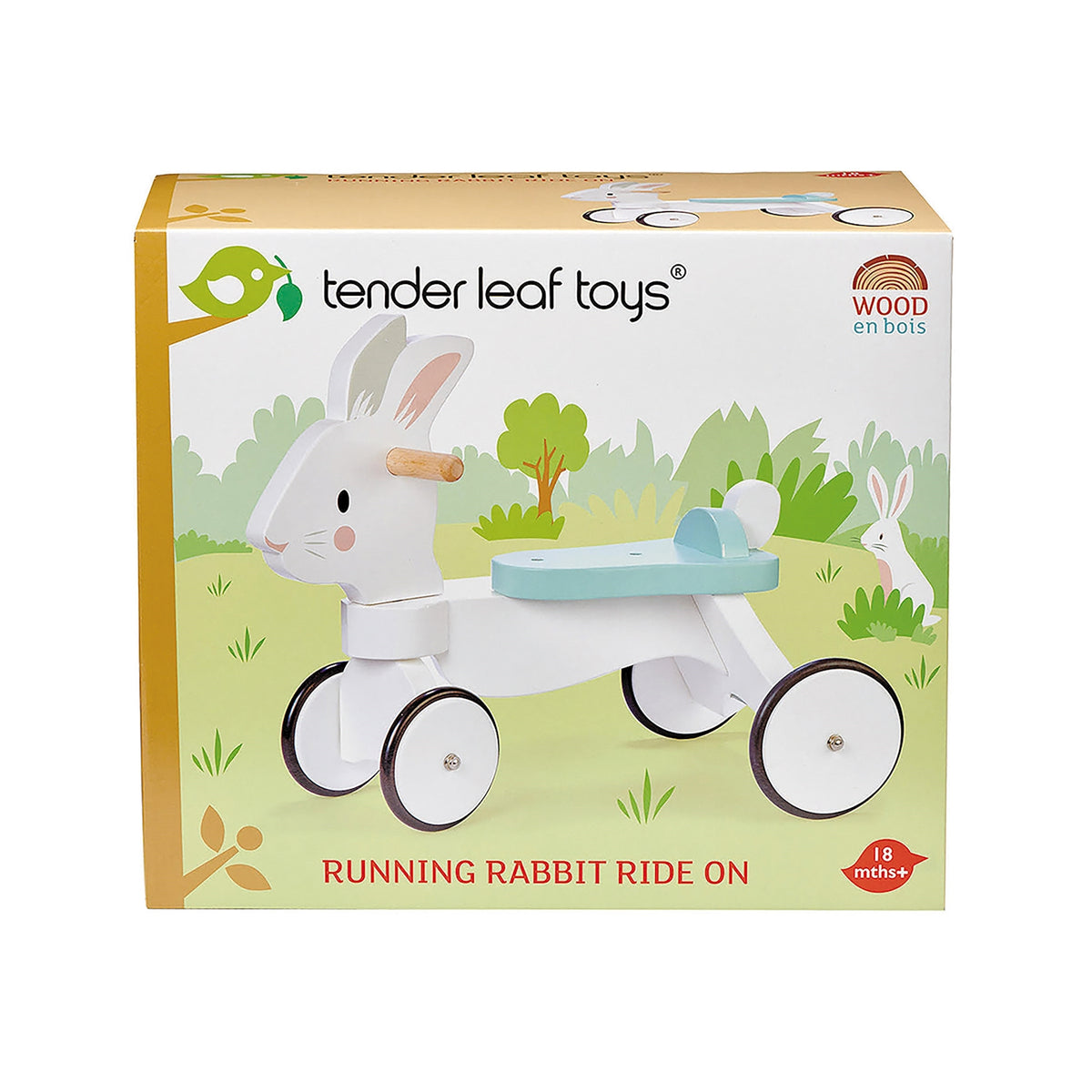 Wooden bunny slider