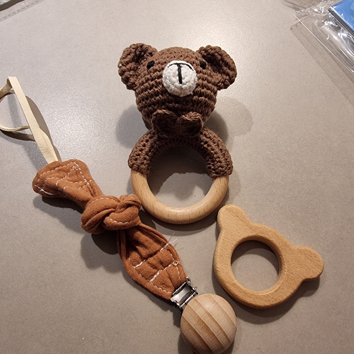 Süsses Rasselset Bär für Babys
