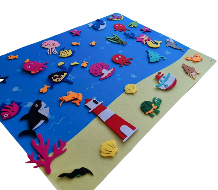Filzklettmatte Aquarium