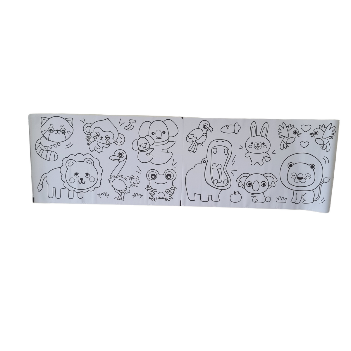Glue roll for painting 3 meters long theme animals