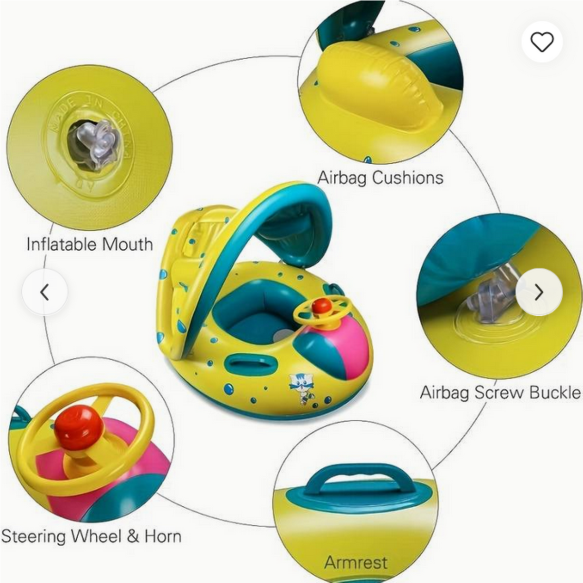 Babyschwimmring Auto