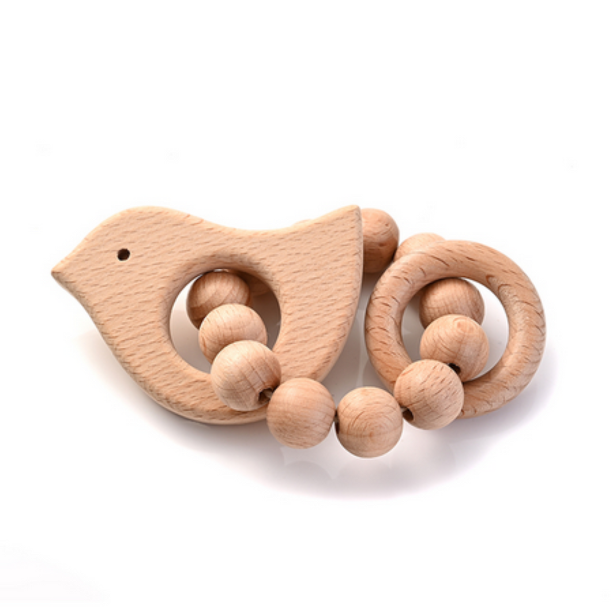 Wooden toy beech bird