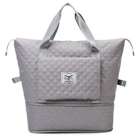 Great multifunctional travel bag / bath bag gray