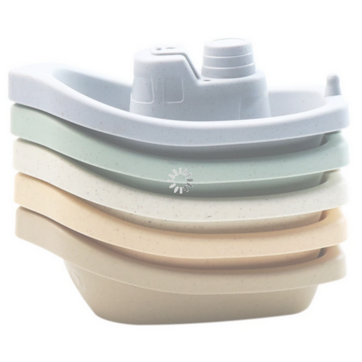 Set de bain en paille de blé pour enfants et bébés 5 pièces
