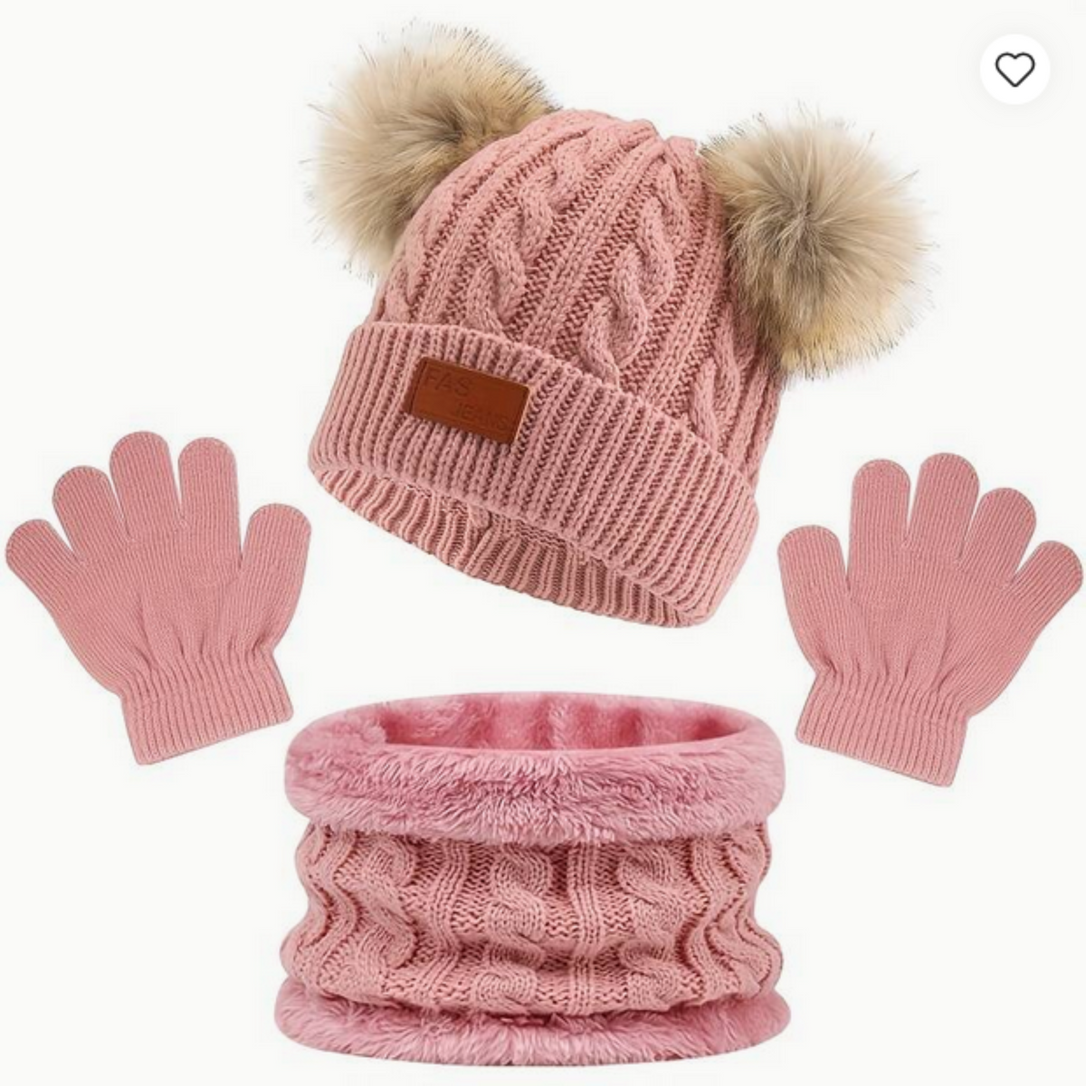 Set de bonnets d&#39;hiver fille