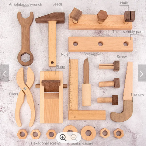 Caisse à outils en bois