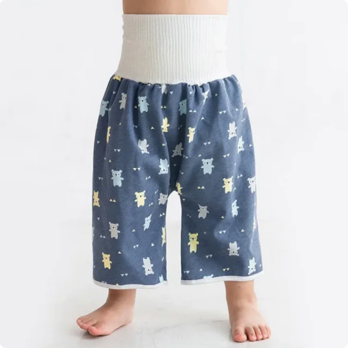 Diaper-free training pants/jumpsuit in 5 variations