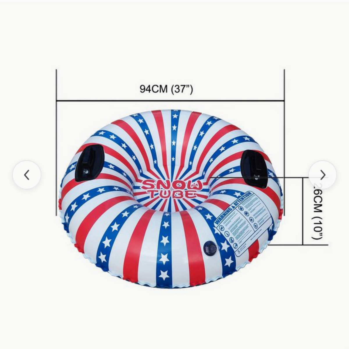 Snow tube inflatable slide ring America