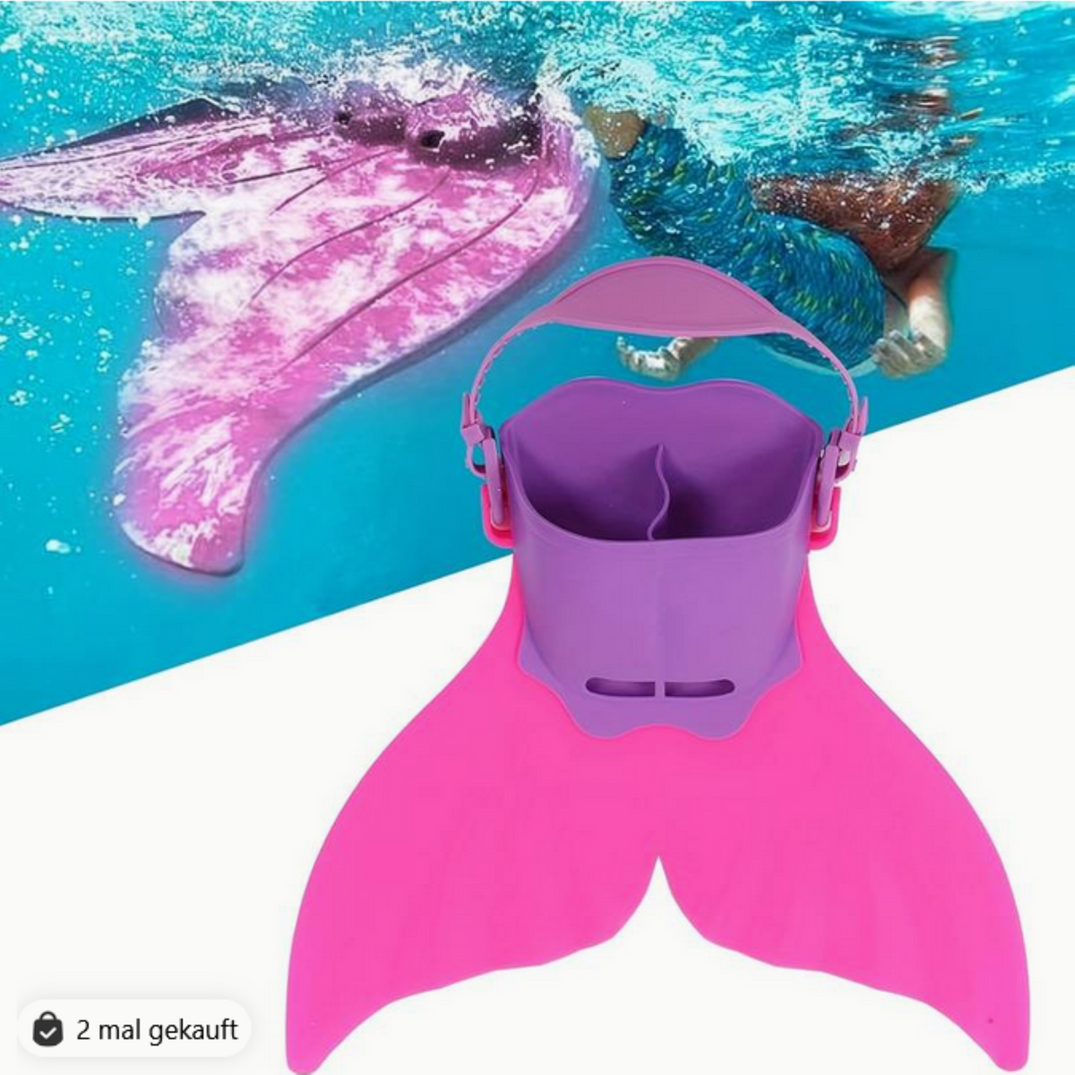 Mermaid fins pink
